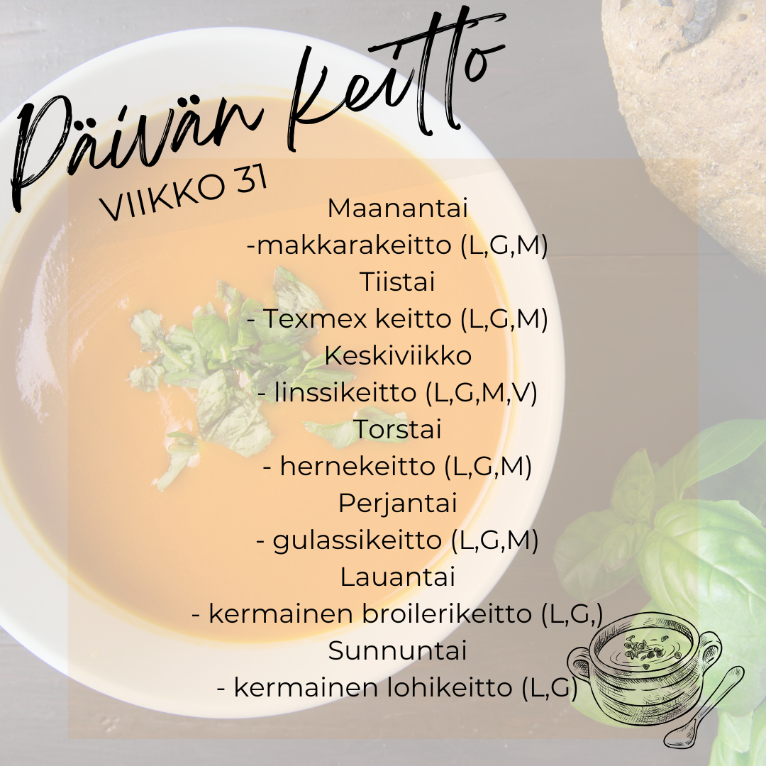 Päivittäin tarjolla keitto